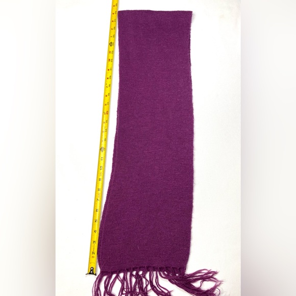 Baby Alpaca Scarf Wrap Lilac Purple 57” L - Picture 8 of 9